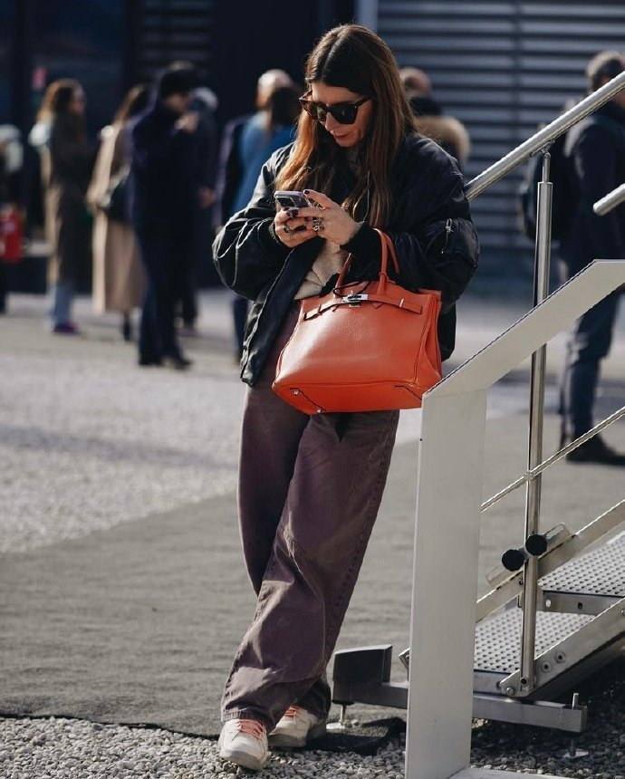 米兰时装周潮人穿搭街拍