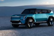 量产版2024年上市，起亚EV9概念车国内首发，定位纯电中大型SUV