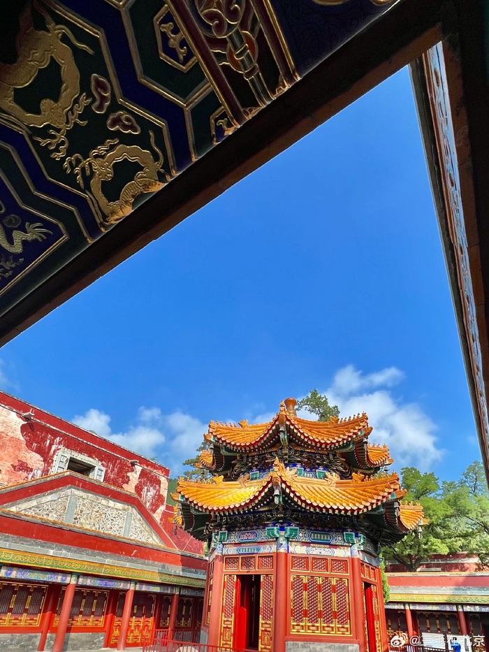 北京香山公园 昭庙新景 摄影