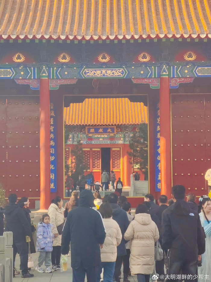 过年来济南府学文庙体验仪式感感受文化烟火气的年味