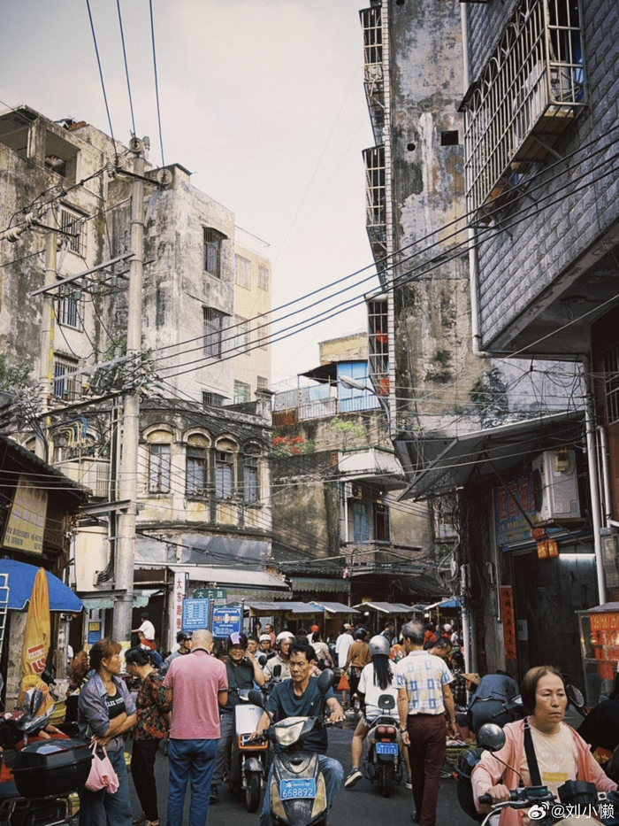 海口初印象胶片感的骑楼老街