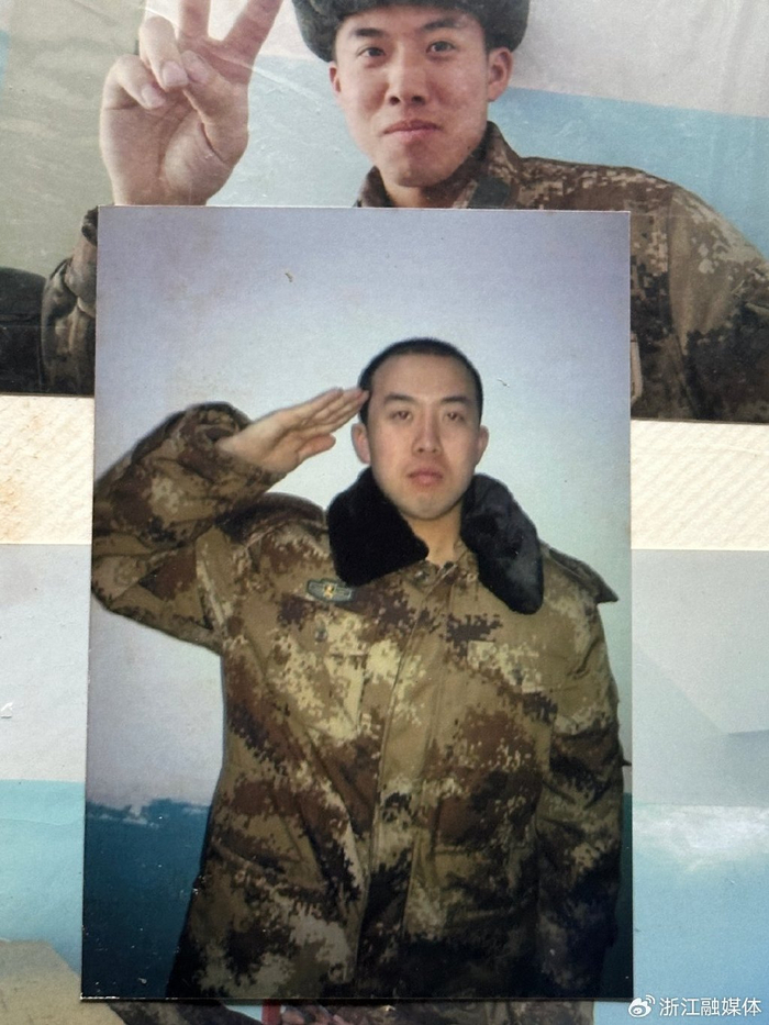 孙建在吉林部队服役时的照片.