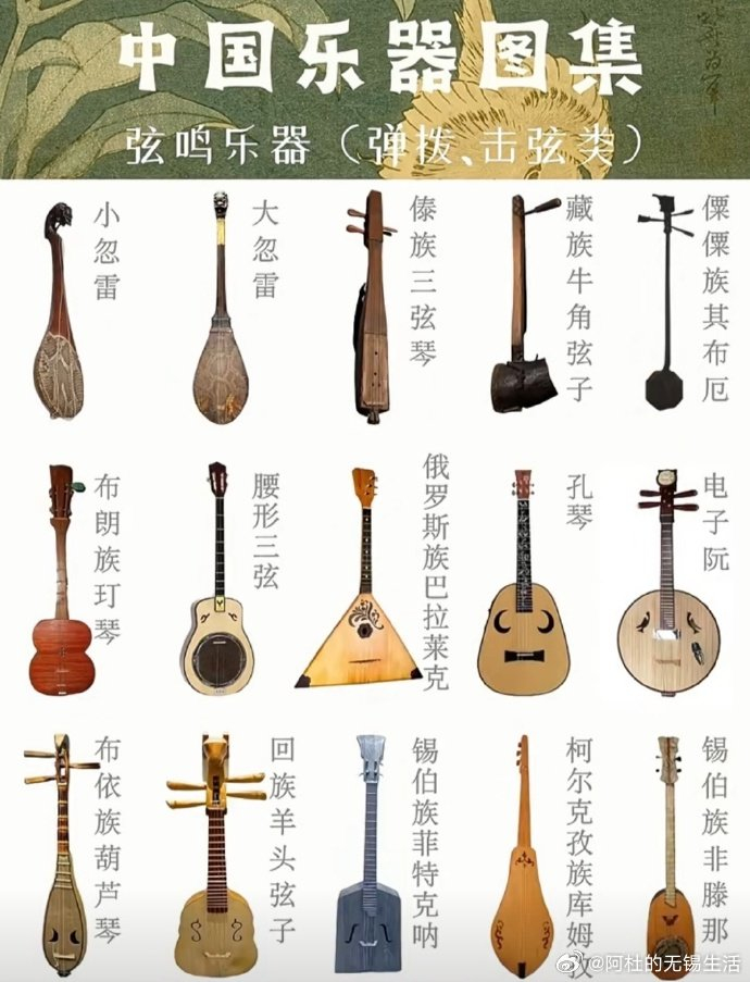 中国乐器图集