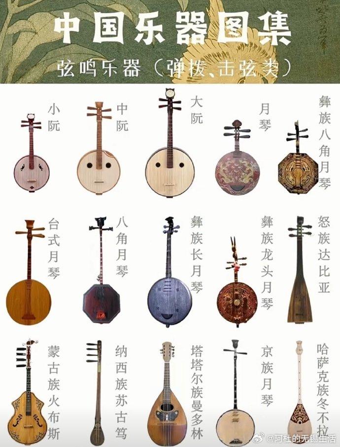 中国所有乐器大全图片图片