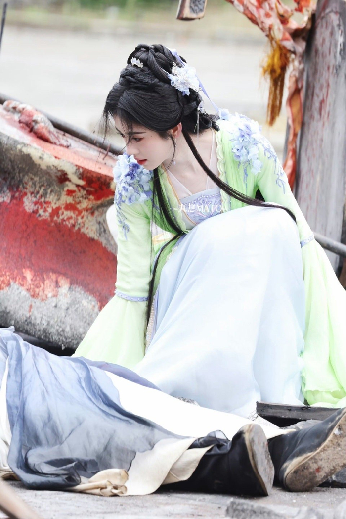 你可以永远相信鞠婧祎的古装千香引神女好美