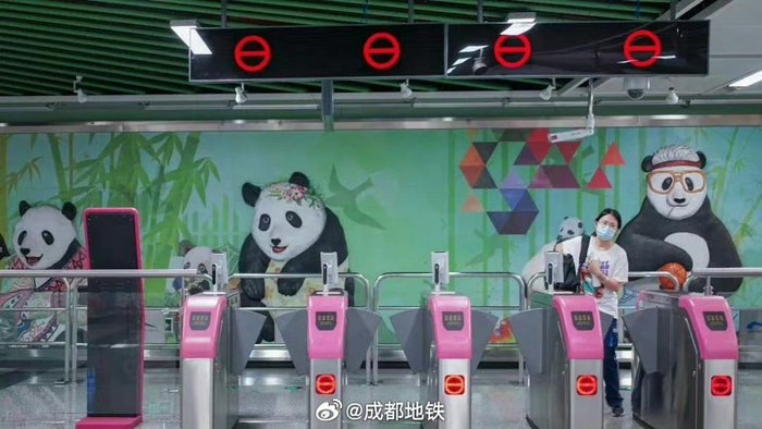 成都地铁到底有多少只熊猫
