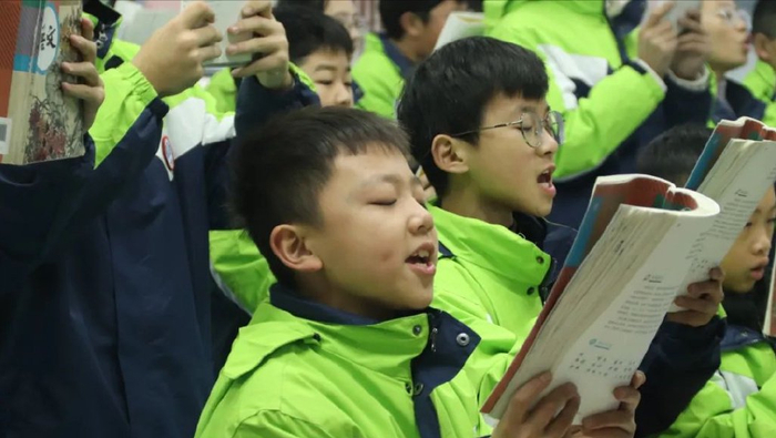 阜阳阜南玉泉中学冬季运动会暨激情诵读,阳光跑操比赛|玉泉|阜南|学生