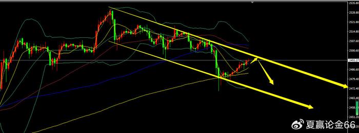 夏赢论金 8.23 黄金空头继续发力 午后2493空