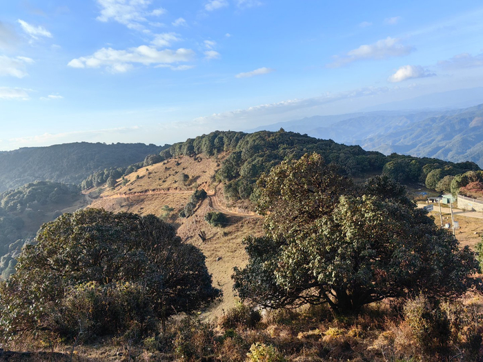 登邦东大雪山,寻雪