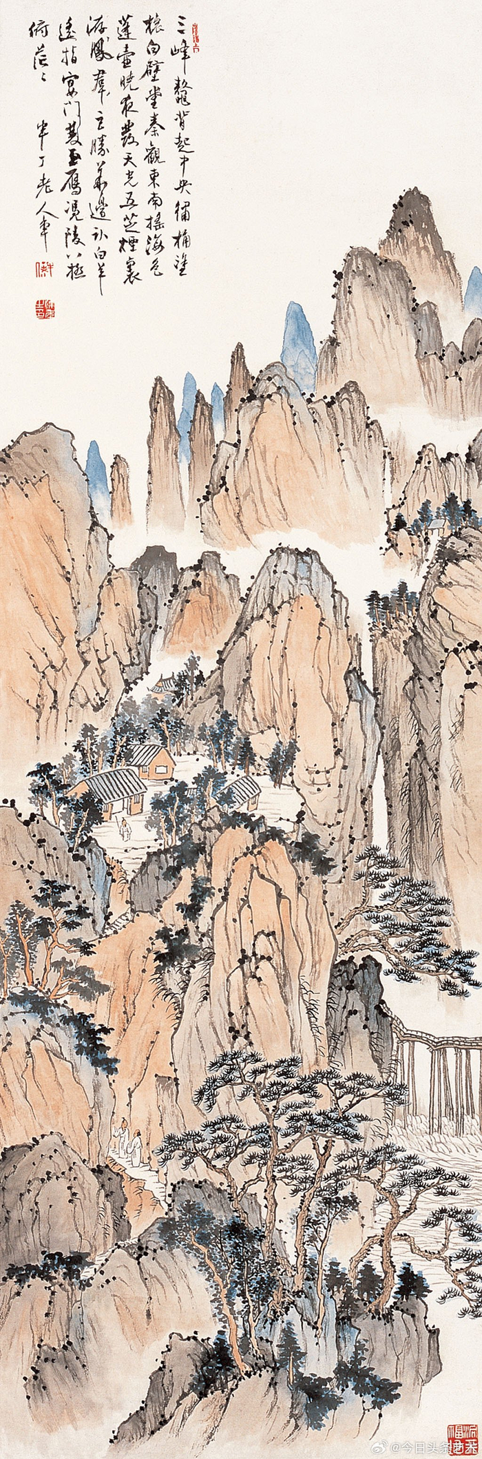 画家陈半丁山水画