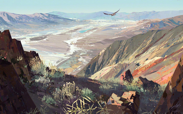 插画师设计师mikemccain作品一组lowsunsamuraicom