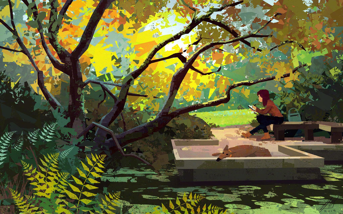 插画师设计师mikemccain作品一组lowsunsamuraicom