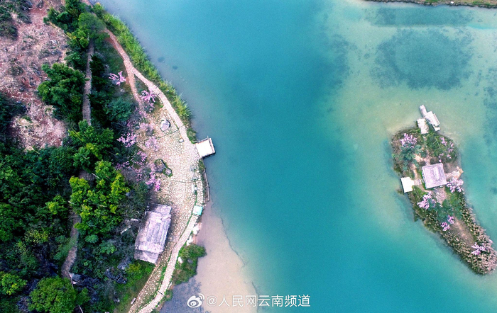 云南丘北普者黑奇山秀水候鸟翩跹