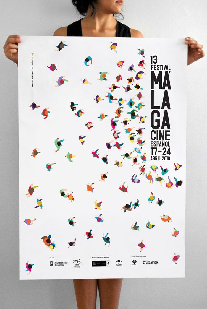 独特上帝视角人物海报