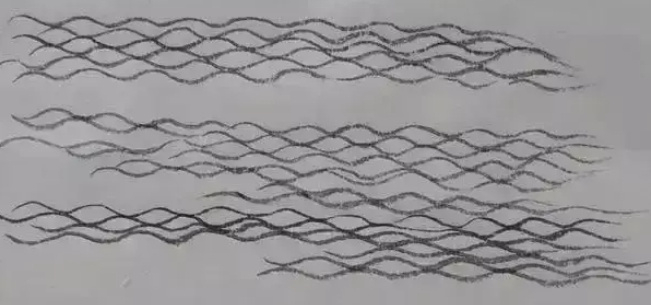 水波纹怎么画?绘画中常见的水波纹画法!
