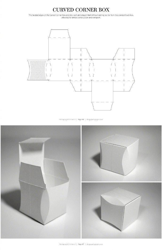 包装盒型设计及展开图!可收藏起来