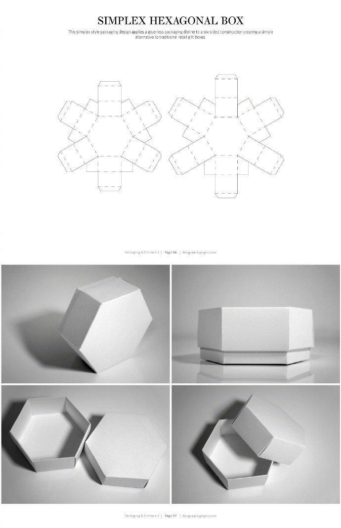 包装盒型设计及展开图!可收藏起来