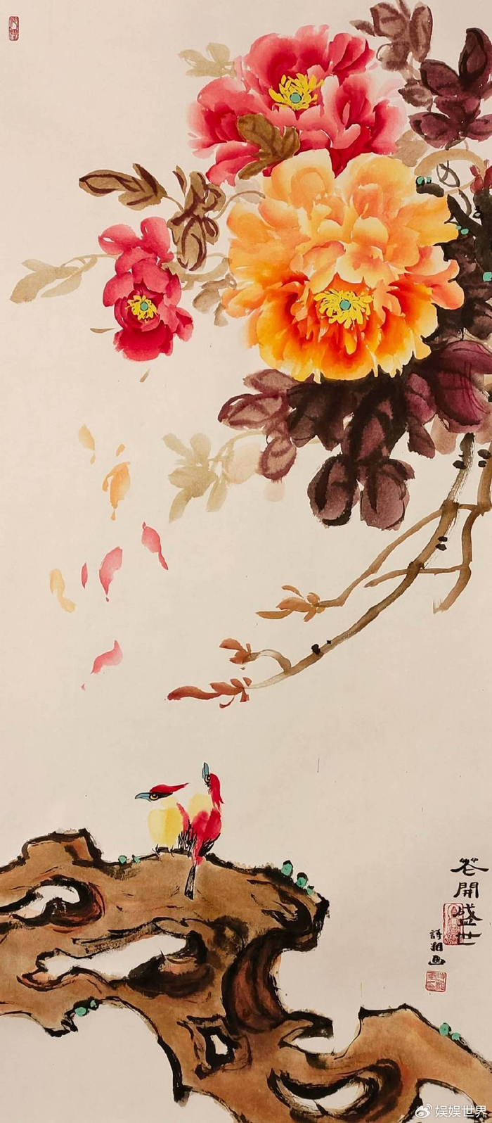 国礼画家‖牡丹圣手——诗湘|牡丹|画家|国画_新浪新闻