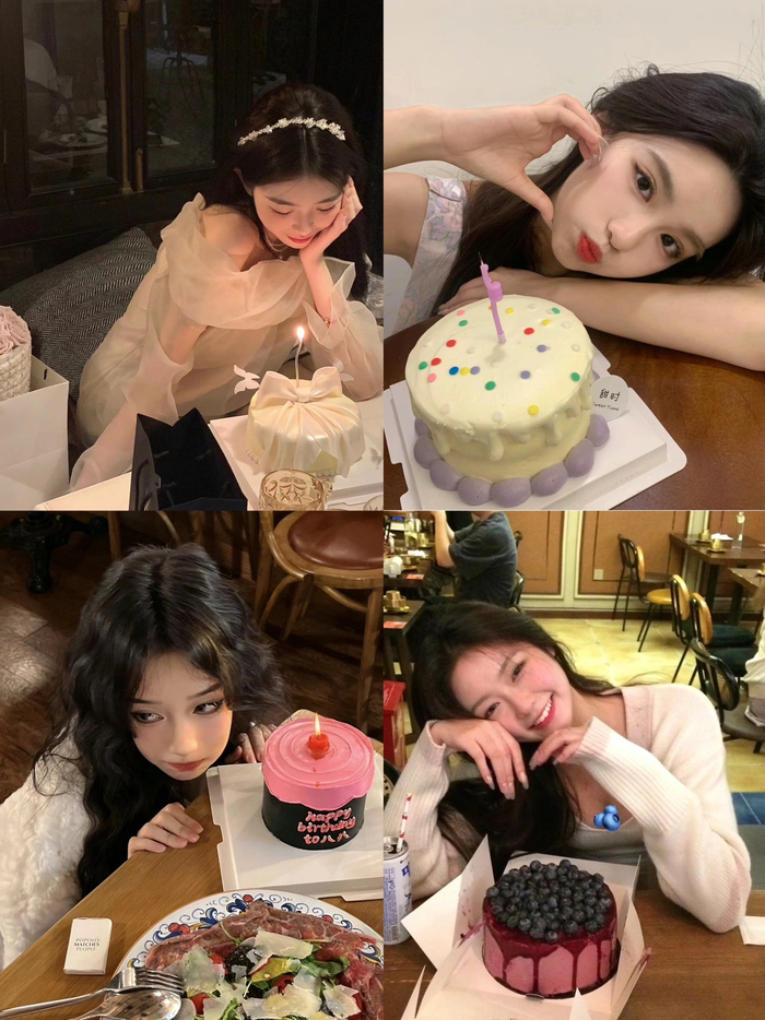 存一些生日拍照姿势