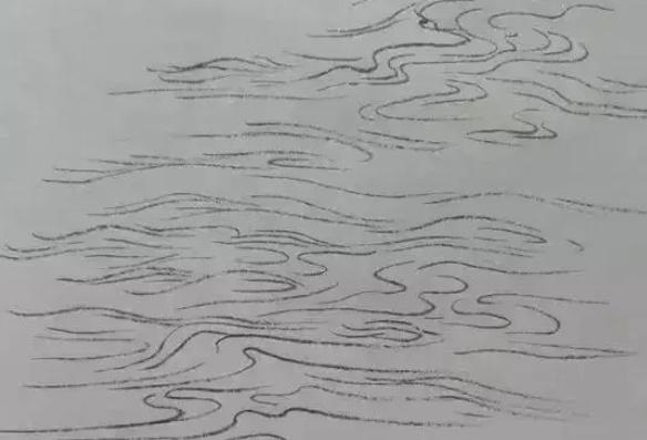 水波纹怎么画?绘画中常见的水波纹画法!