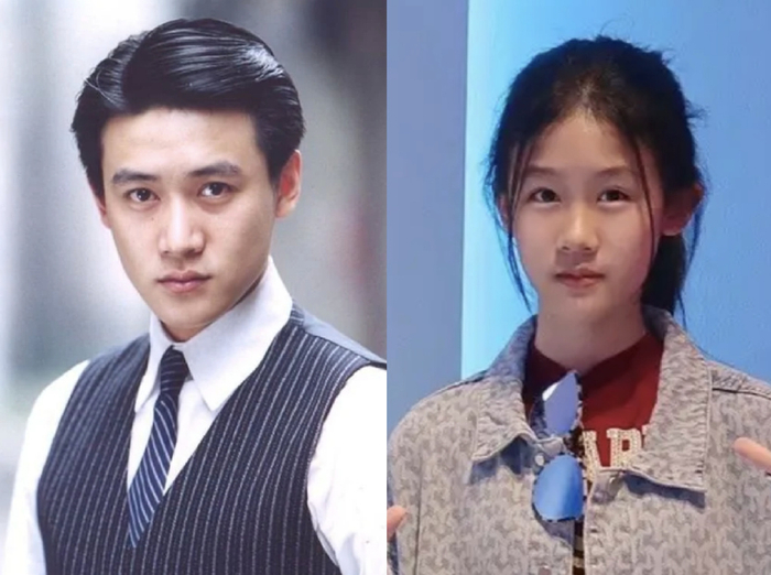 14岁贝儿晒旅行照近1米7身高追平妈妈鲍蕾长得和陆毅一模一样