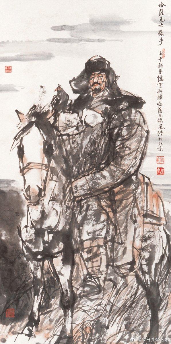 画家杜滋龄人物画