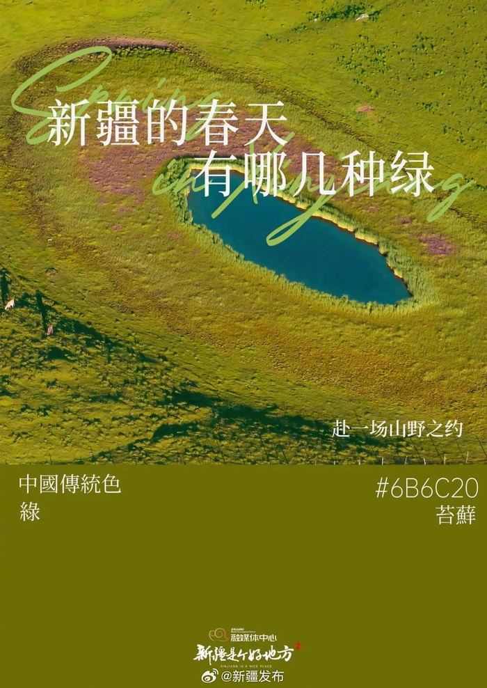 春天来了禁止蕉绿来看看新疆的治愈绿01绿色是春天最好的文案