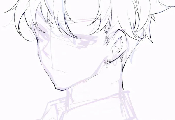 动漫男生这样画,太简单了吧!不是有手就行吗?