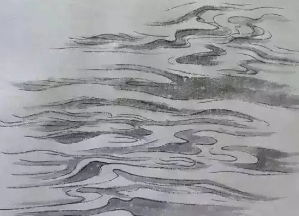 水波纹怎么画?绘画中常见的水波纹画法!