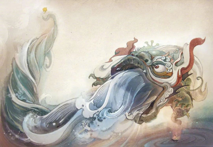 川妹子画龙30年,火上春晚|青龙|龙之浩松|龙_新浪新闻