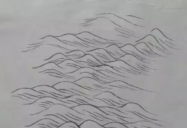 水波纹怎么画?绘画中常见的水波纹画法!