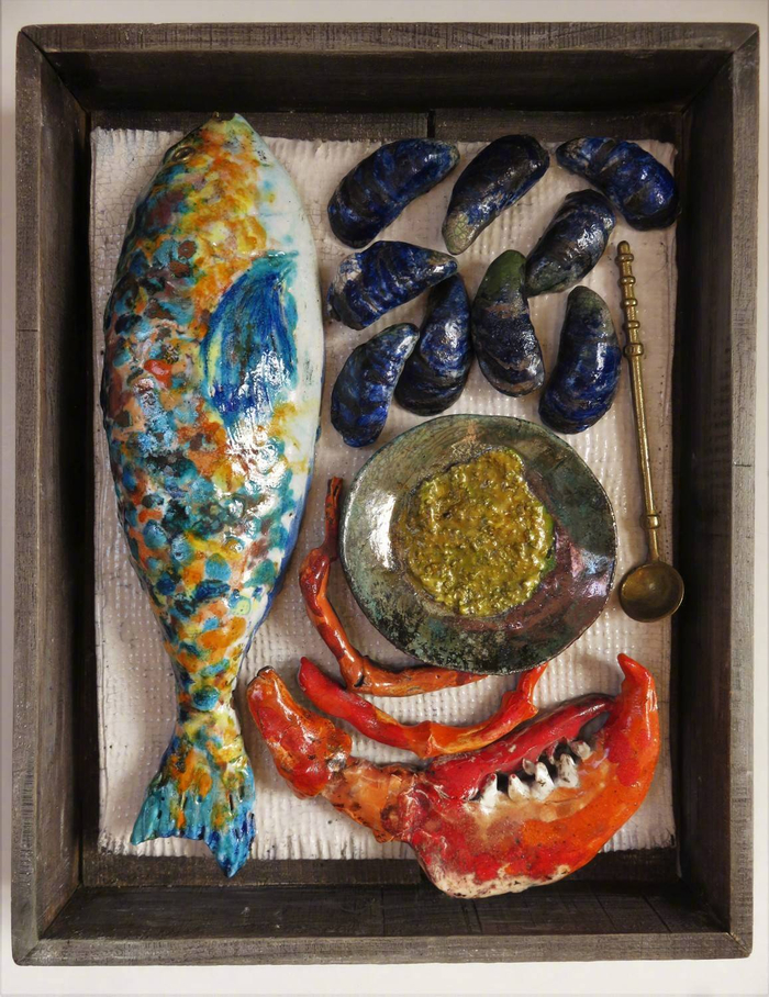 dianatonnison英国艺术家的绘画与陶瓷作品
