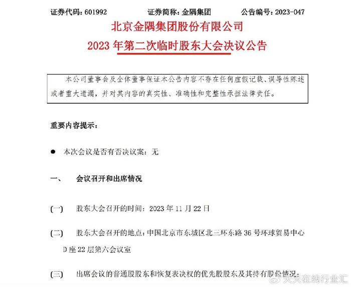 最新,北京金隅集團股份有限公司(金隅集團,601992.