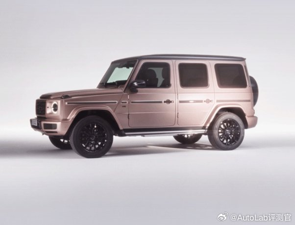 奔驰推出了带钻大g