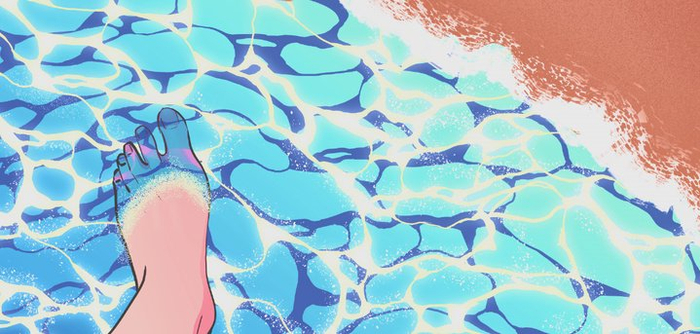 教你绘画中常见的水波纹画法!