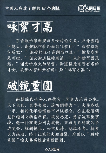 中国人应该了解的18个典故