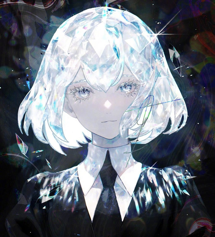 《宝石之国》钻石 💎💍(绘:はむメロン)