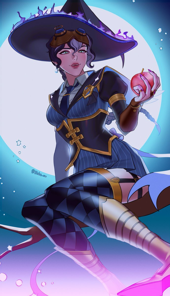 "缚法魔巫"黑百合同人图
