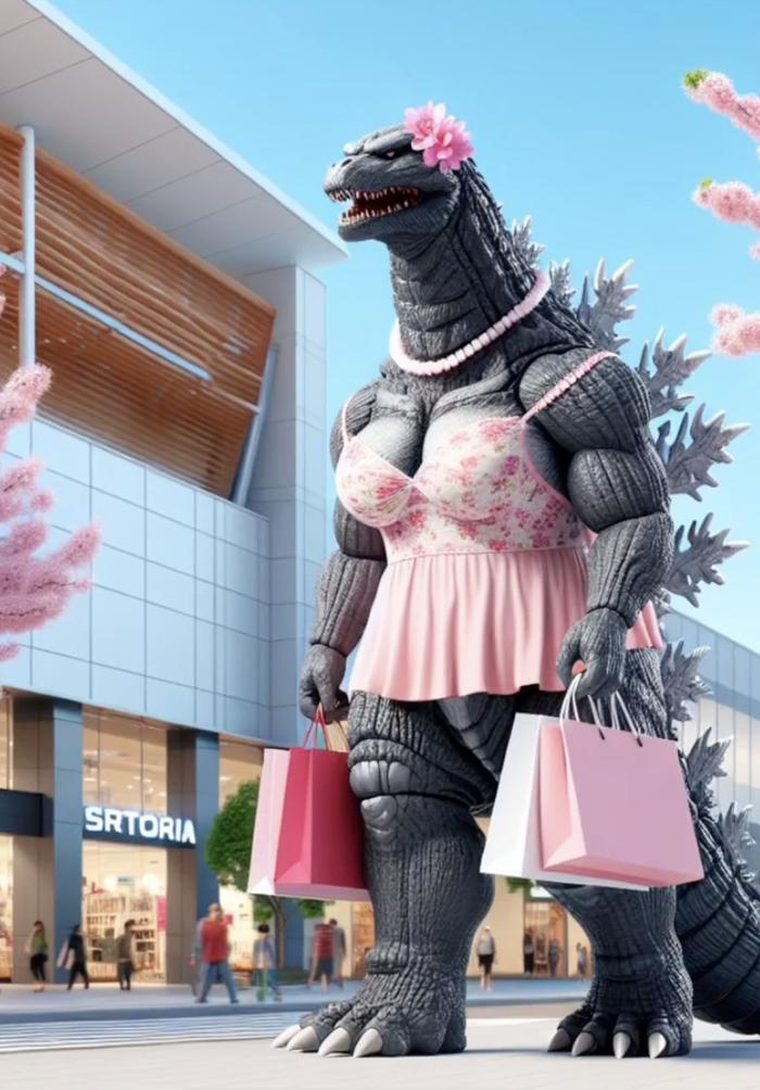 godzilla衣服图片