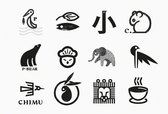 一组logo图形设计参考