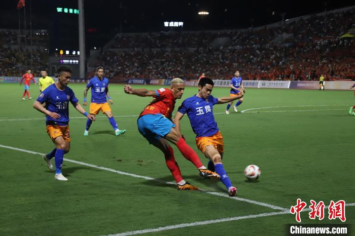 中甲联赛:广西平果哈嘹1:0胜云南玉昆居积分榜第三