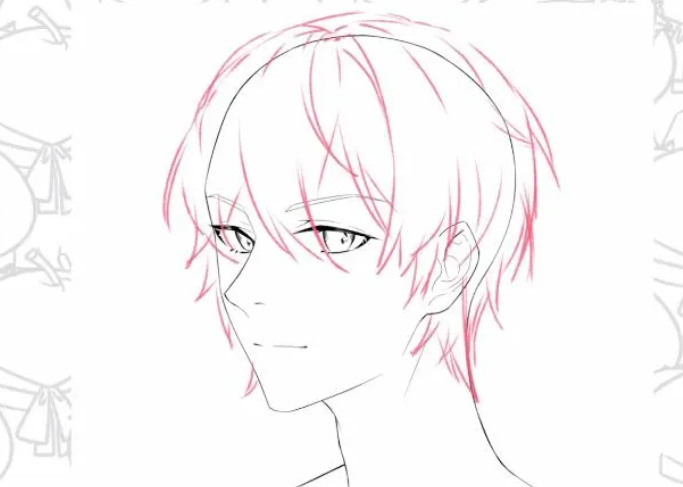 动漫男生这样画,太简单了吧!不是有手就行吗?