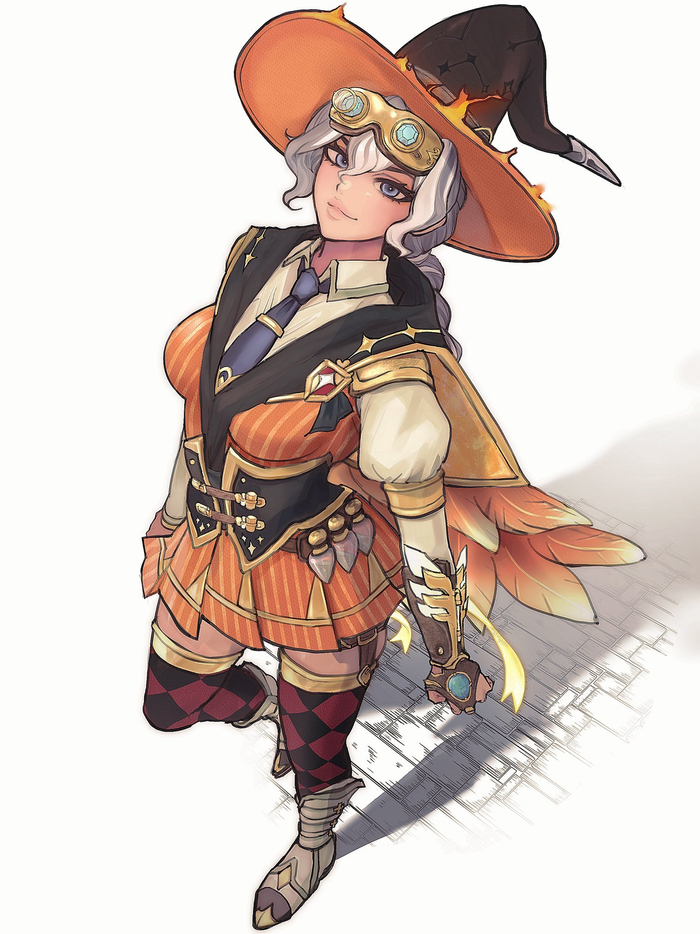 "缚法魔巫"黑百合同人图
