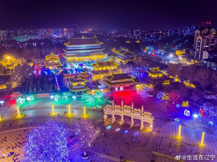 辽阳夜景图片图片