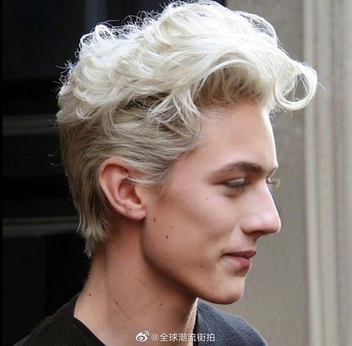 美籍男模lucky blue smith,金发碧眼,阳光帅气带点小忧郁