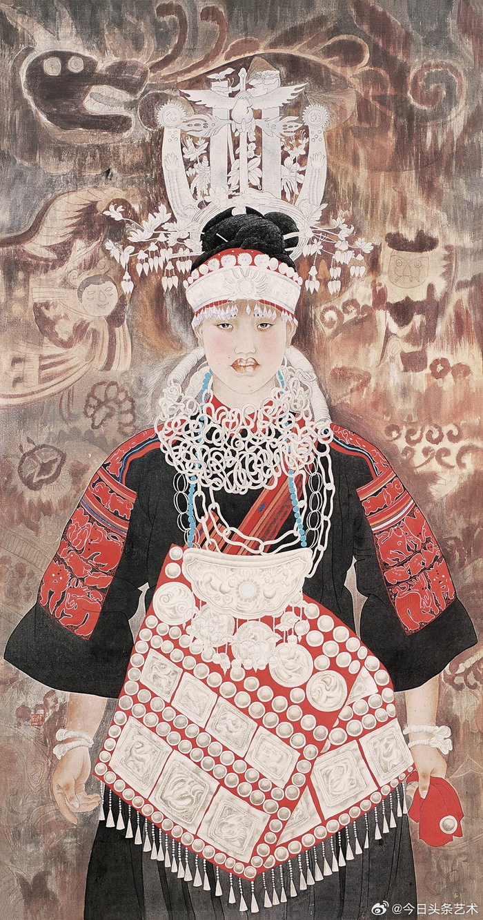 画家刘泉义人物画