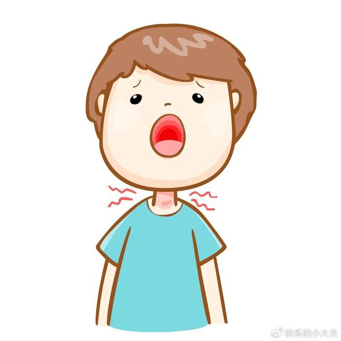喉咙痛的图片卡通可爱图片