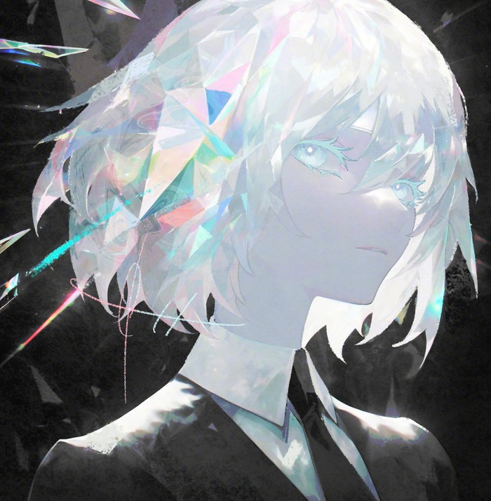 《宝石之国》钻石 💎💍(绘:はむメロン)