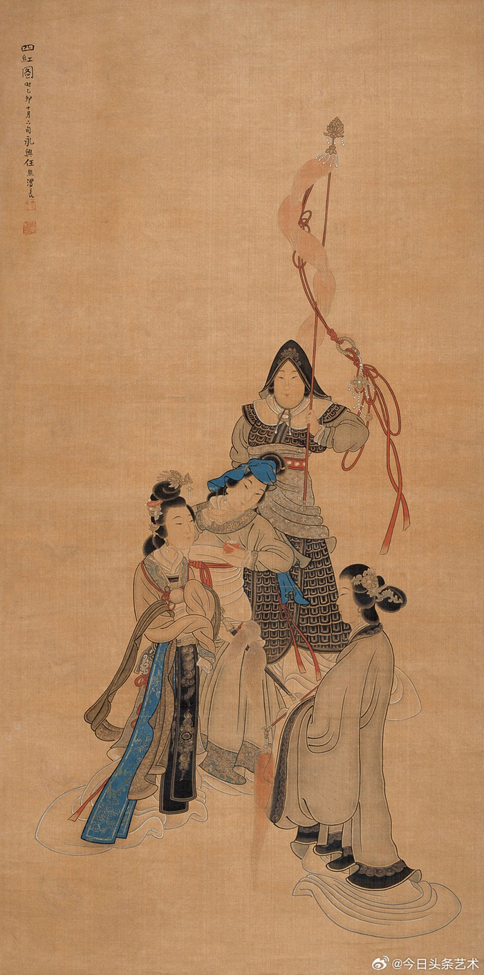 清代画家任熊人物画