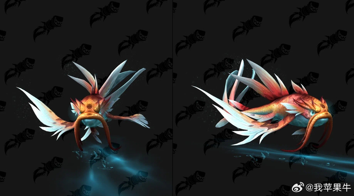 在102版本中德鲁伊的水栖形态可以变成一条金鱼